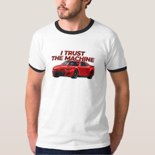 Vintage-Rennfahrer-Ringert-Shirt Ich vertraue de T-Shirt