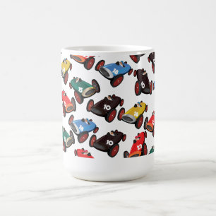 Vintage Rennwagen Tasse