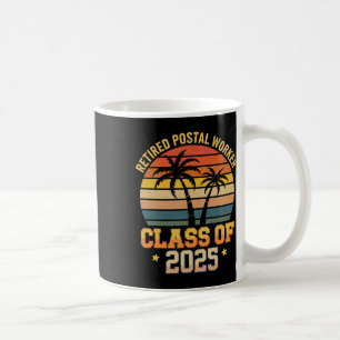 Vintage Rentner Postmitarbeiter Cl von 2025 Lustig Kaffeetasse