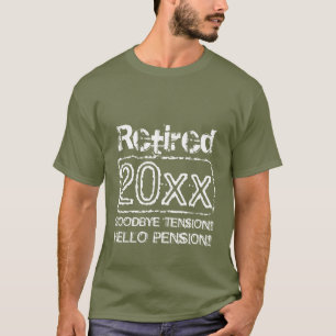 Vintage-Rentner-T-Shirts für pensionierte Männer T-Shirt