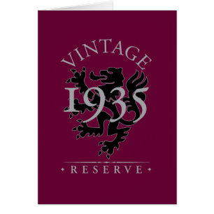 Vintage Reserve 1935