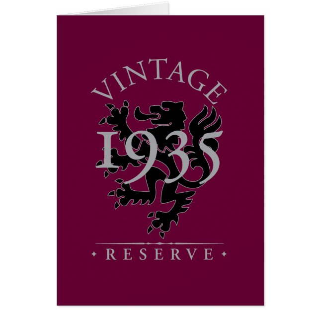 Vintage Reserve 1935 (Vorne)