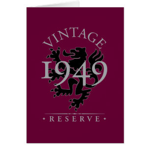 Vintage Reserve 1949