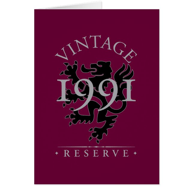 Vintage Reserve 1991 (Vorne)