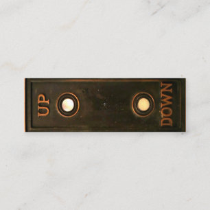 Vintage Restaurierung oder Antiquitätenhändler Mini Visitenkarte