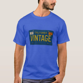 Vintage - Retro 1969 California License Plate T-Shirt