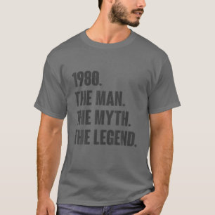 Vintage Retro 41. 1980 Geburtstag - Geschenk für 4 T-Shirt