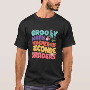 Vintage Retro 60er 70er Jahre Groovy Mathelehrer d T-Shirt