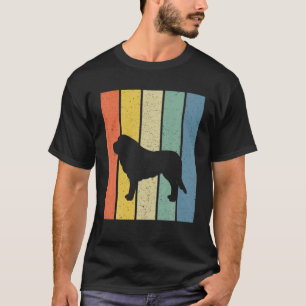 Vintage Retro 70er 80er Sankt-Bernhard-Hund Liebha T-Shirt