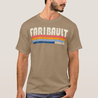 Vintage Retro 70er 80er Stil Heimatort von Faribau T-Shirt
