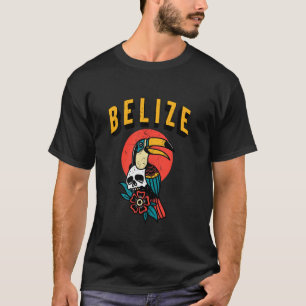 Vintage Retro 70er 80er Tukane Vogel Belize Reise  T-Shirt