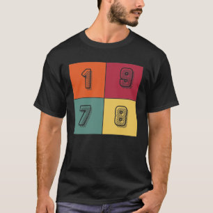Vintage Retro 70er Jahre Stil 1978 T-Shirt