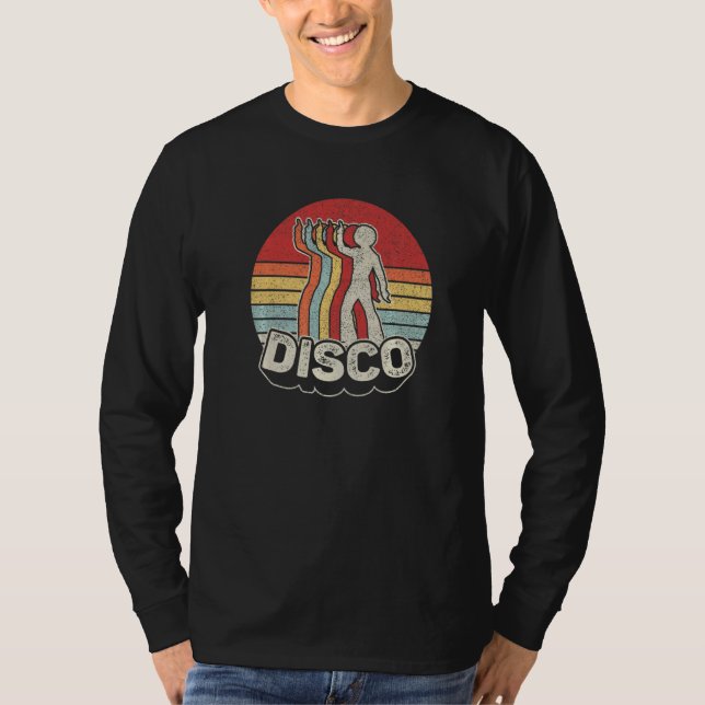 Vintage Retro 70s Disco Dancing  1 T-Shirt (Vorderseite)