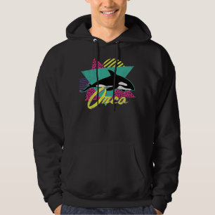 Vintage Retro 80er oder 90er Orca Killerwal T-Shir Hoodie