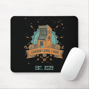 Vintage Retro-Arcade-Level 1 Papa individuelles Ja Mousepad