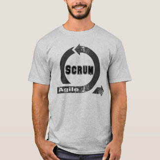 Vintage/Retro Art des beweglichen Scrum T-Shirt