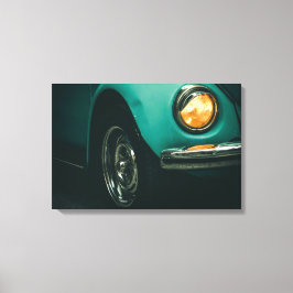 Vintage, Retro-Autobild auf Leinwand