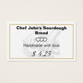 Vintage Retro-Bäckerei aus handgefertigtem Sourdou