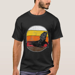 Vintage Retro Bartagame Echse Reptil Haustier Dr T-Shirt