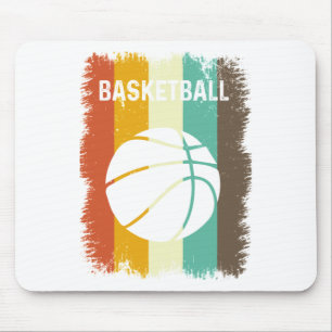 Vintage Retro Basketball Mousepad