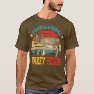 Vintage Retro Berufliche Donkey Feeder Funny Funny T-Shirt