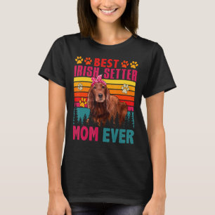 Vintage Retro Beste Irischer Setter-Mama Allerlieb T-Shirt