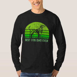 Vintage Retro Bester Dalmatiner-Hundepapa Aller Ze T-Shirt
