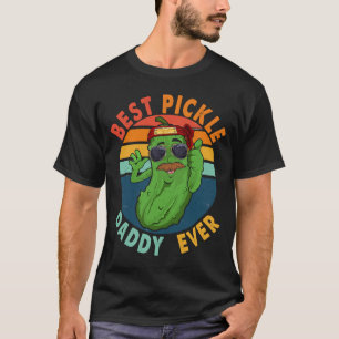 Vintage Retro Bester Pickle Daddy Aller Zeiten Pi T-Shirt