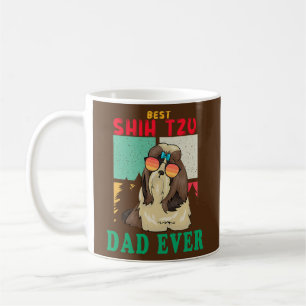 Vintage Retro Bester Shih Tzu Vater Aller Zeiten H Kaffeetasse