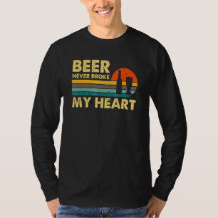 Vintage Retro Bier hat mein Herz nie gebrochen  Tr T-Shirt