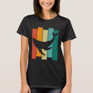 Vintage Retro Blauwal T-Shirt