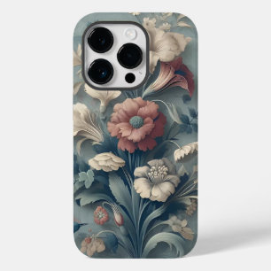 Vintage Retro-Blume und klassische Muster Case-Mate iPhone 14 Pro Hülle