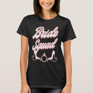 Vintage Retro Bride Squad Junggeselinnen-Abschied T-Shirt