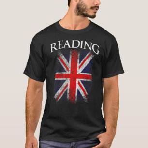 Vintage Retro Britische Flaggenfreude lesen T-Shirt