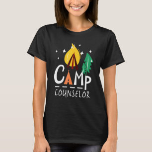 Vintage Retro-Camping-Berater Lagerfeuer Camping-C T-Shirt