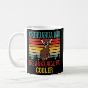 Vintage Retro Chihuahua Papa Nur Cooler Chihuahua Kaffeetasse