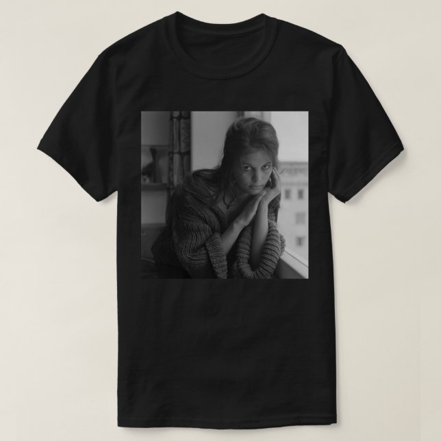 Vintage Retro Claudia Schauspielerin Cardinale Ges T-Shirt (Design vorne)