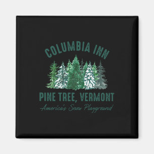 Vintage Retro Columbia Inn Kieferbaum Vermont Fröh Magnet