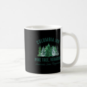 Vintage Retro Columbia Inn Kiefernbaum Vermont Frö Kaffeetasse
