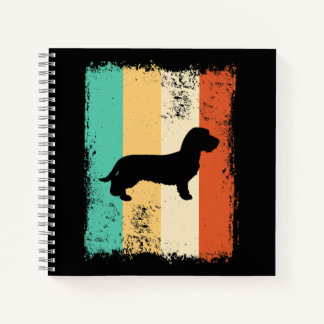 Vintage Retro Dachshund Wirehaired Notizbuch