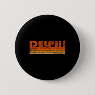 Vintage Retro Delphi Griechenland Button