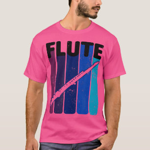 Vintage Retro Design Flöte T-Shirt