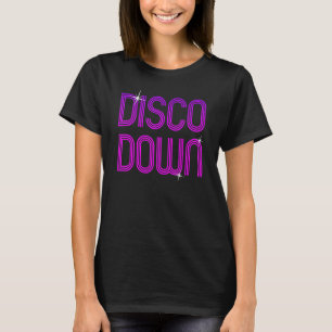 Vintage Retro Disco Down 70er 80er Family Party Da T-Shirt