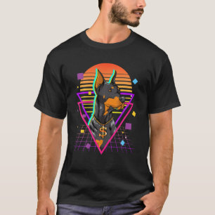 Vintage Retro Dobermann-Hunderasse T-Shirt