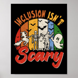Vintage Retro-Einbindung ist kein Beängstigender H Poster