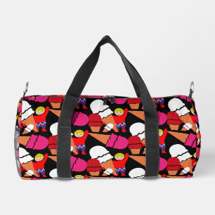 Vintage Retro Eiscreme-Kunst Duffle Bag
