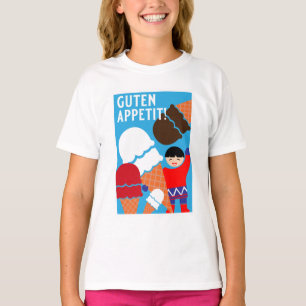 Vintage Retro Eiscreme-Kunst T-Shirt