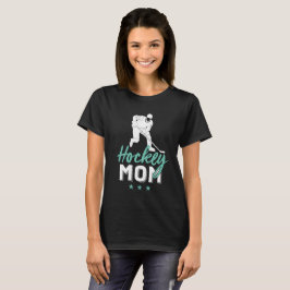 Vintage Retro-Eishockey-Mama Proud Sportmutter T-Shirt