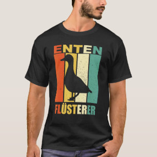 Vintage Retro-Enten Flüstern Drache Ente T-Shirt