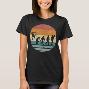 Vintage Retro-Evolution des Tuba-Spielers Si T-Shirt